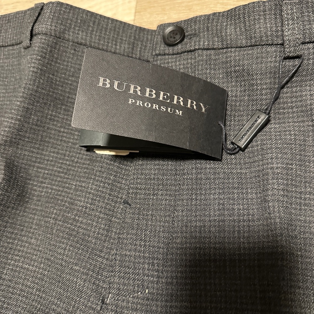 Burberry Gray Men's Pants